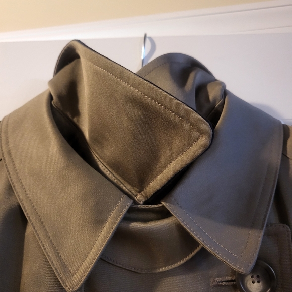 Ralph Lauren Trench Coat Men's 46 Long Removable Wool Lining Belted - Picture 4 of 15